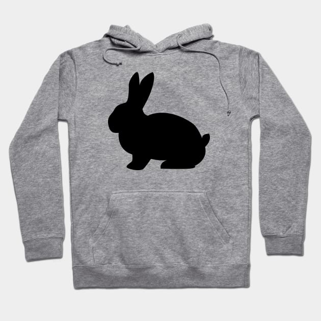 Rabbit Silhouette Hoodie by KC Happy Shop